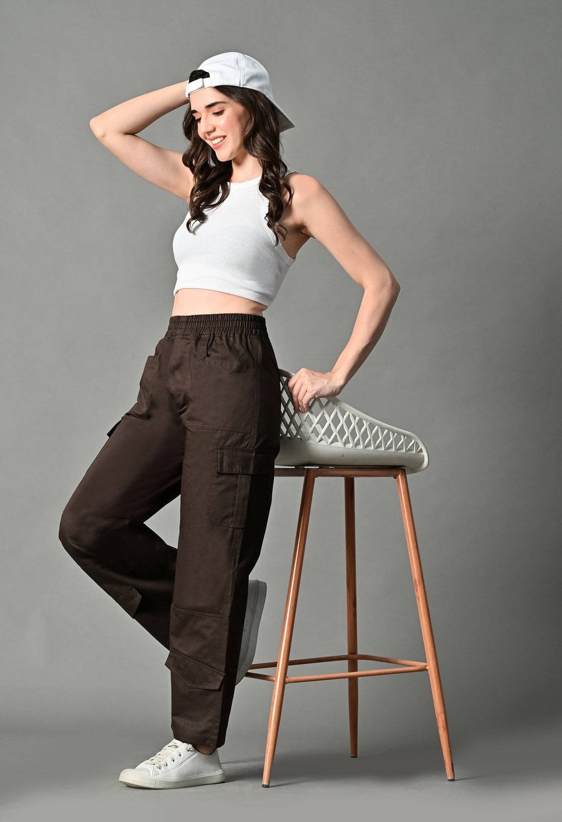 Multi coffee Cargo Pants